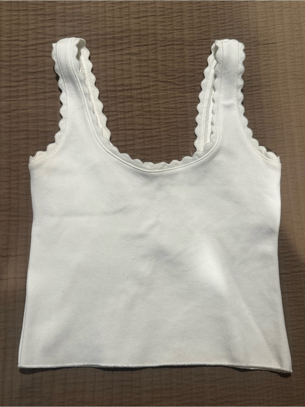 Zara white tank
